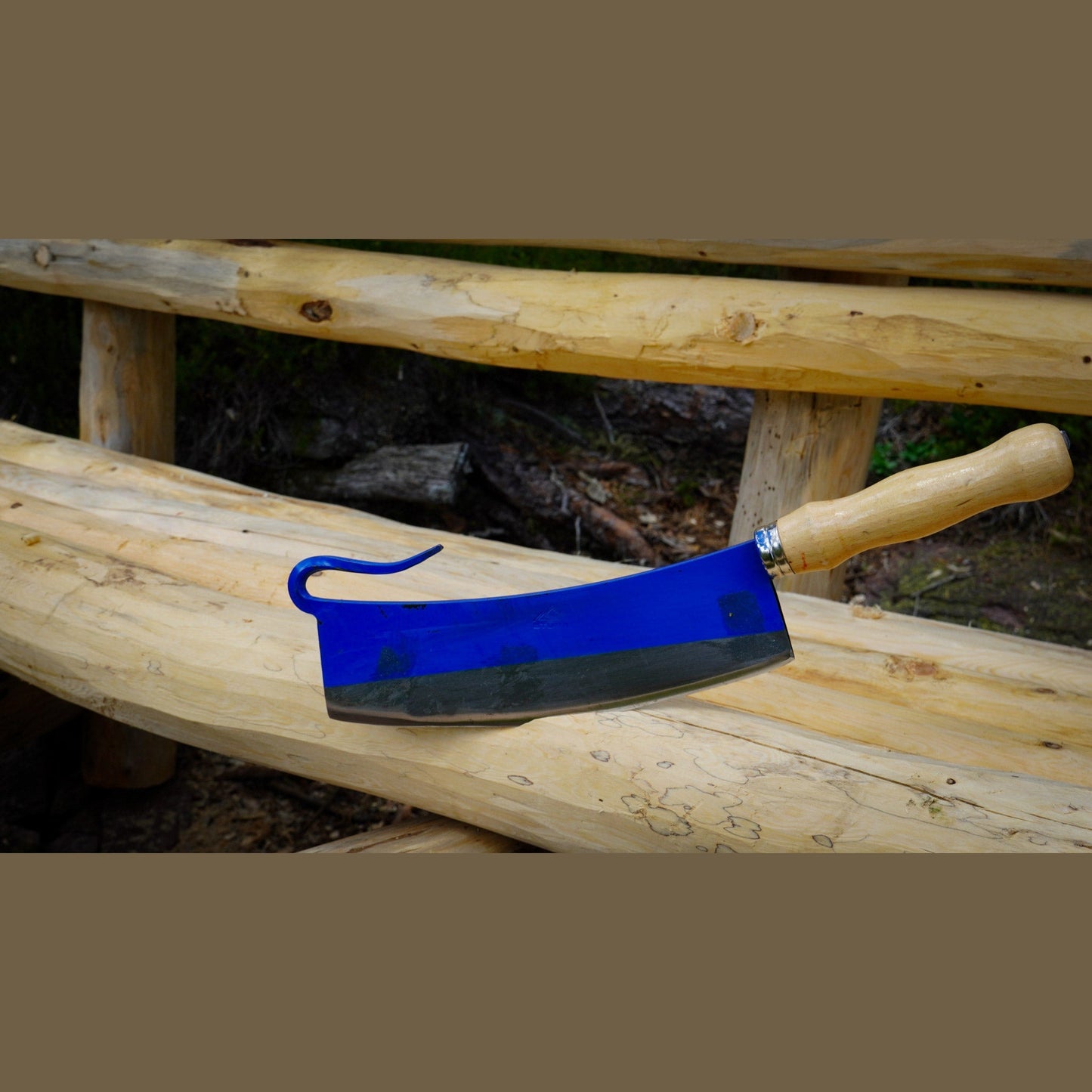 Röjkniv med trähandtag - 6706