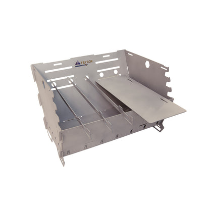 Feyrox grill i titan – portabel