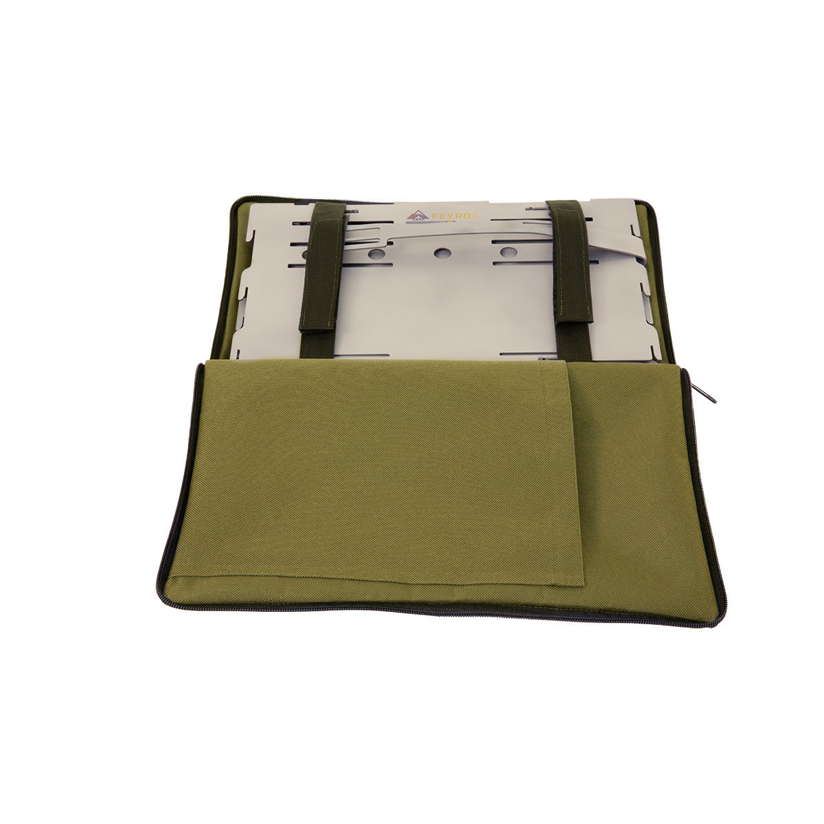 Feyrox grill i titan – portabel