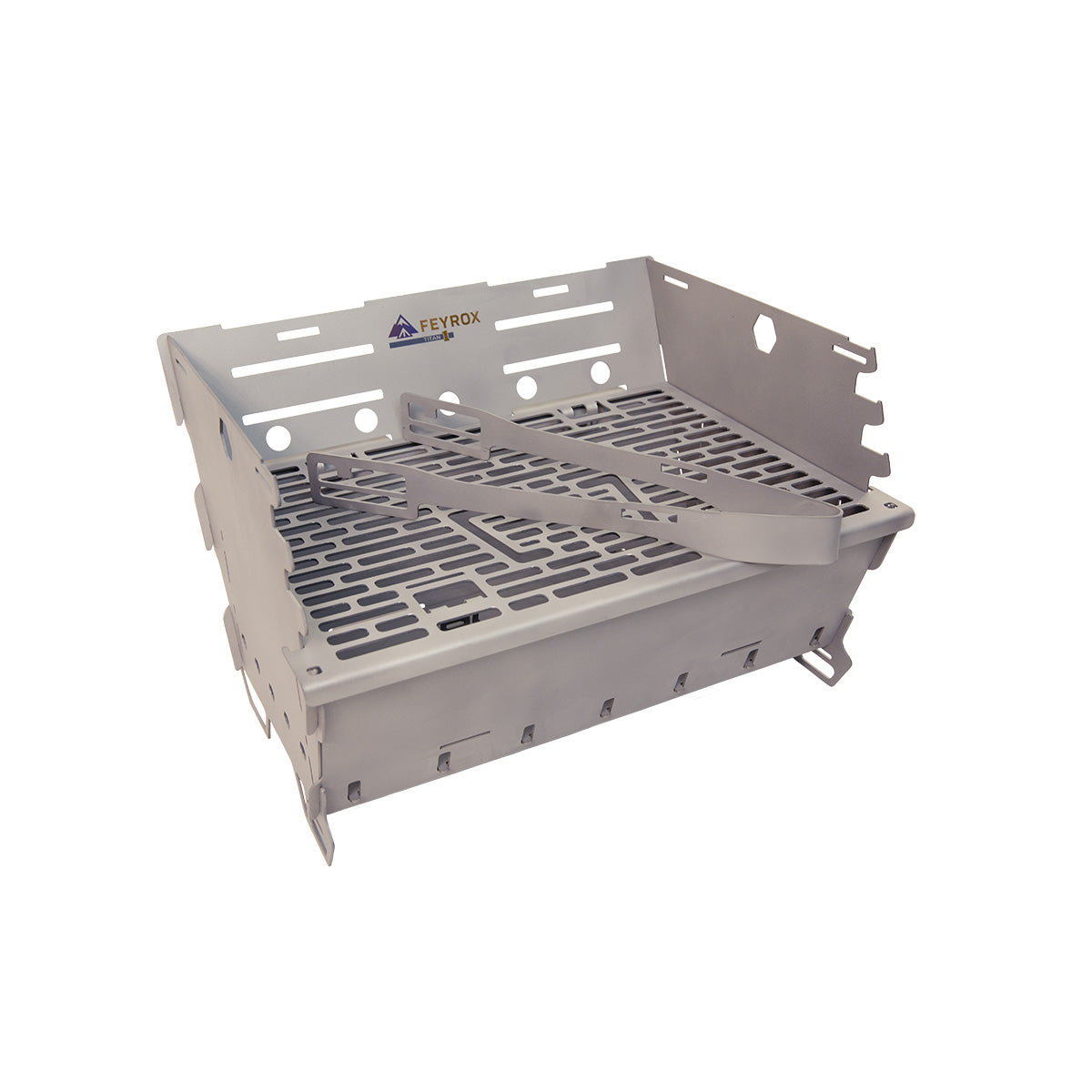 Feyrox grill i titan – portabel