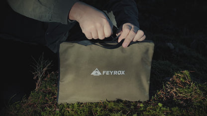 Feyrox grill i titan – portabel